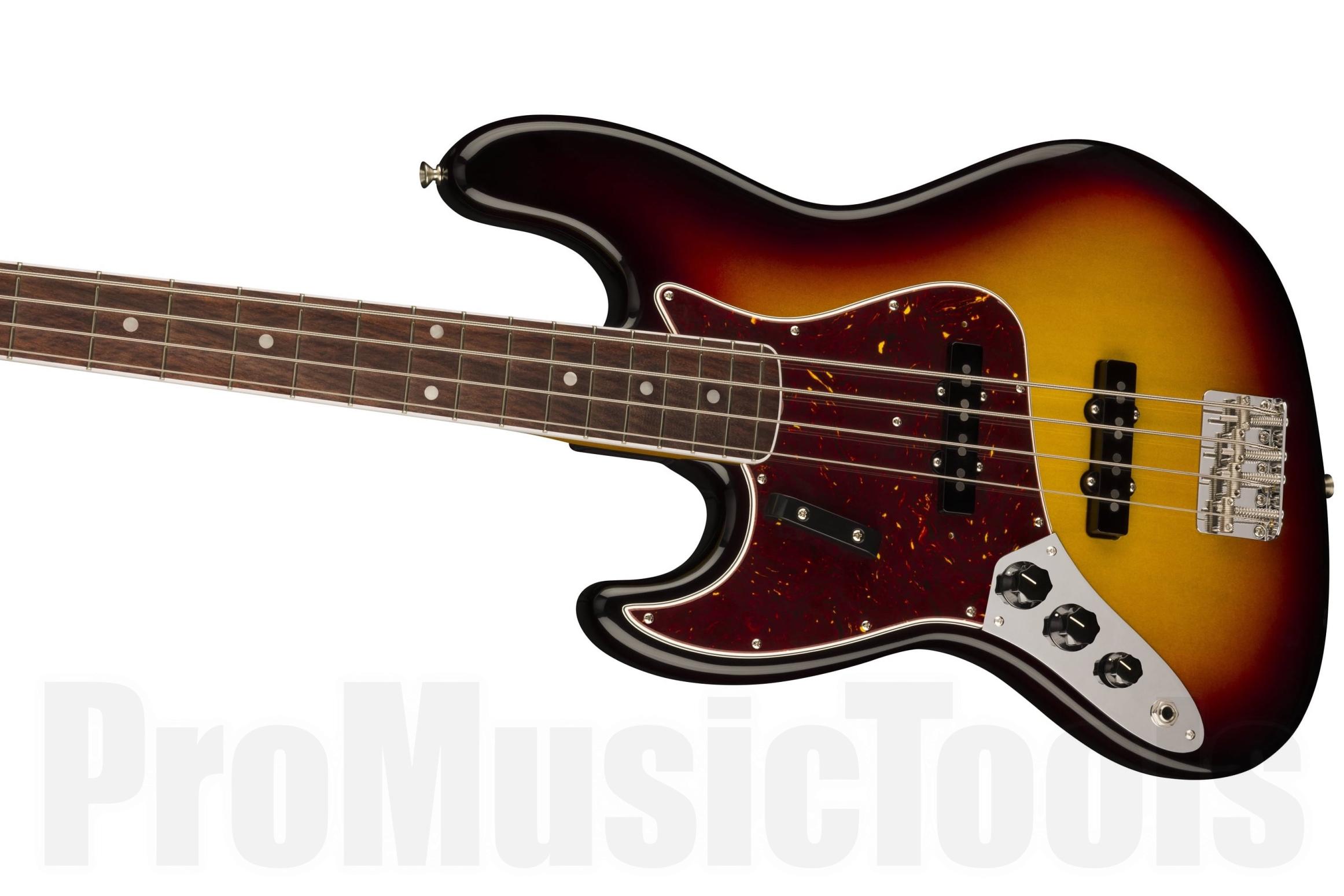 Fender American Vintage II 66 Jazz Bass LH RW WT3TB - 3-Color Sunburst - Lefthand