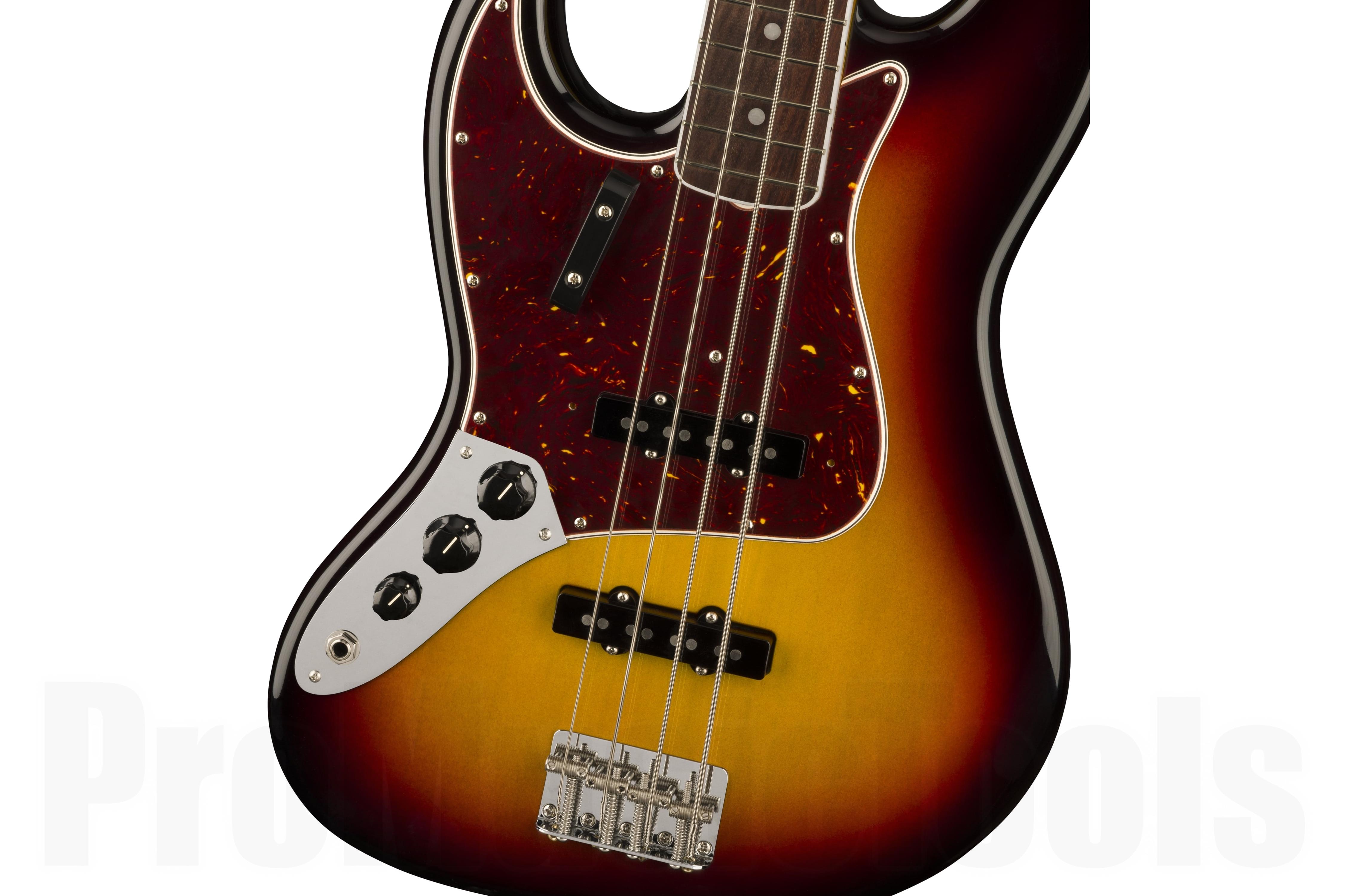Fender American Vintage II 66 Jazz Bass LH RW WT3TB - 3-Color Sunburst - Lefthand