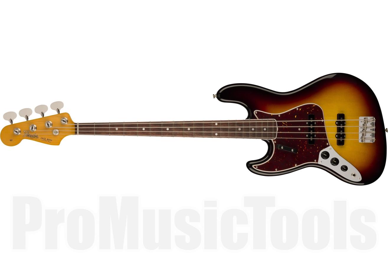 Fender American Vintage II 66 Jazz Bass LH RW WT3TB - 3-Color Sunburst - Lefthand