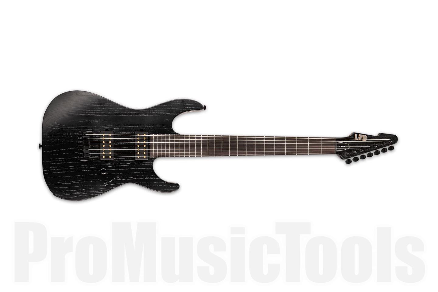 ESP Ltd AW-7 Baritone - Alex Wade Signature - Open Grain Black Satin