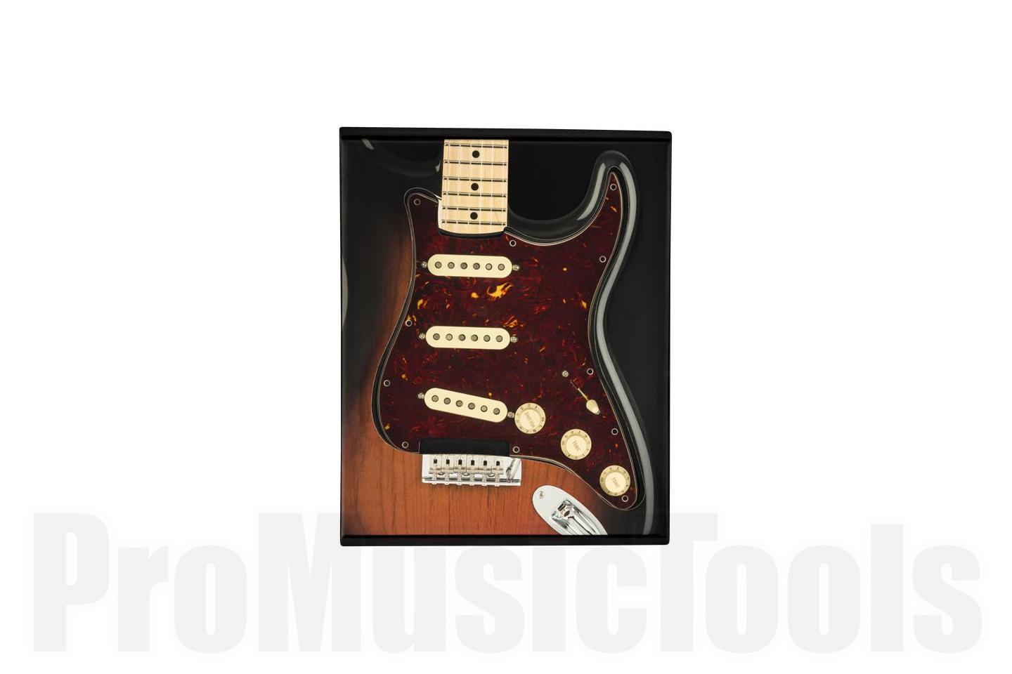 Fender Pre-Wired Strat Pickguard - Original '57/'62 SSS - Tortoise Shell 11 Hole PG