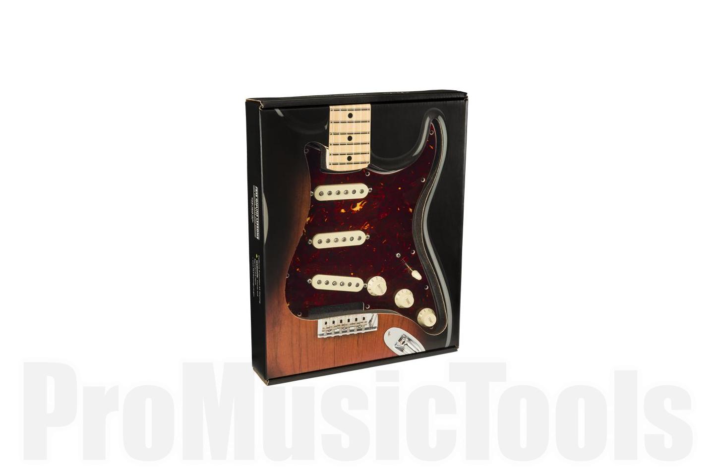 Fender Pre-Wired Strat Pickguard - Original '57/'62 SSS - Tortoise Shell 11 Hole PG