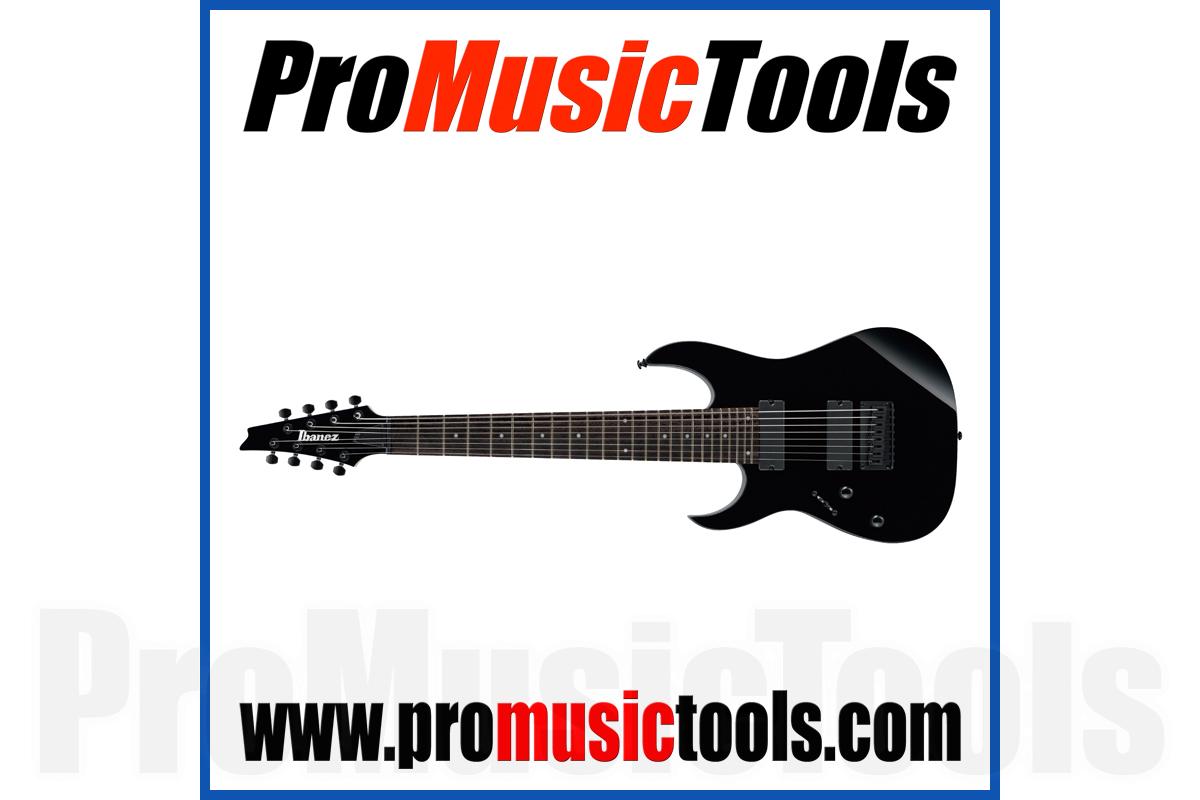 Ibanez RG8L BK Lefthand - Black - demo