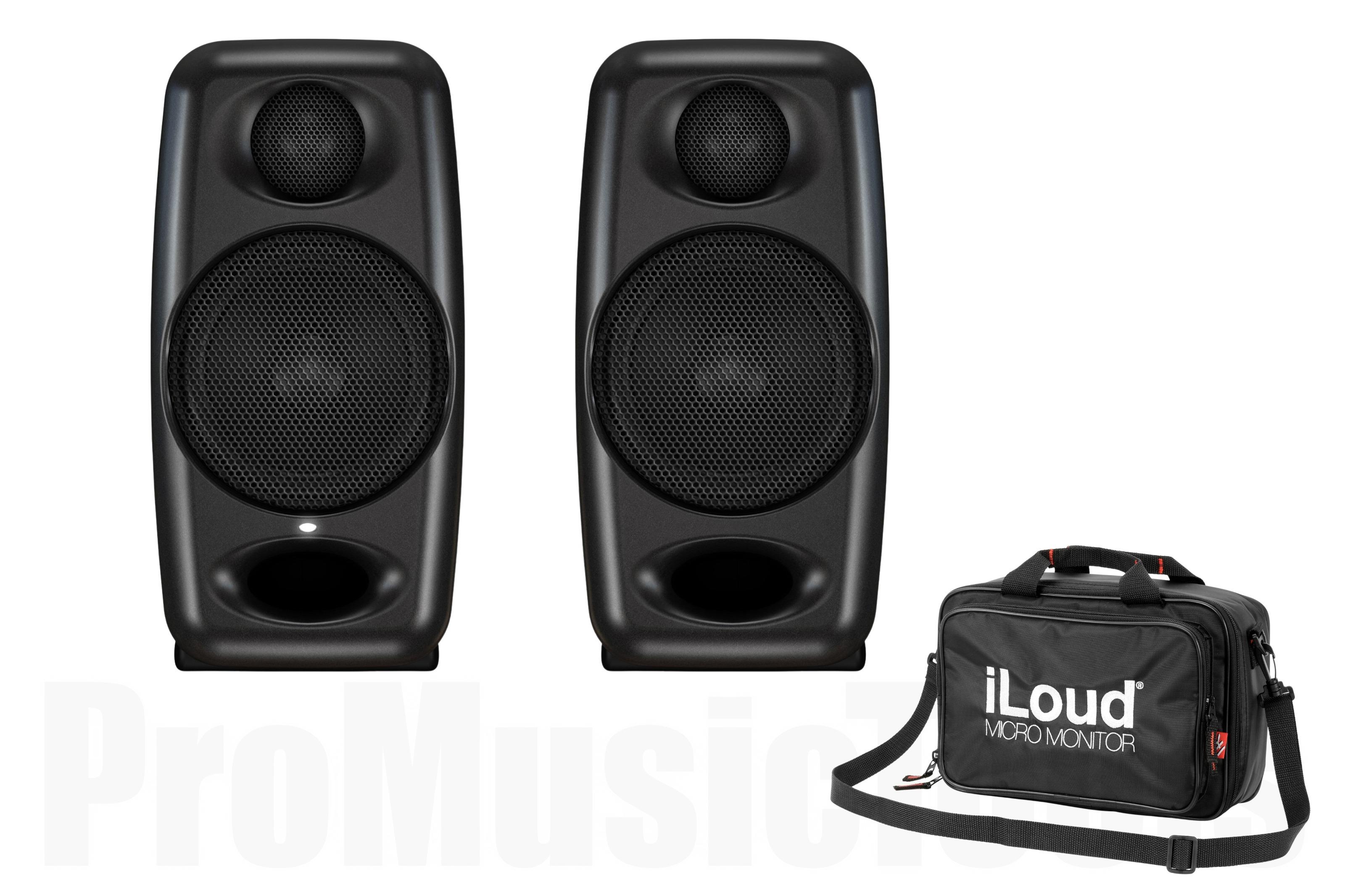 IK MULTIMEDIA iLoud Micro Monitor バッグ付き IK Multimedia iLoud Micro Monitor - Black inkl. Travel Bag