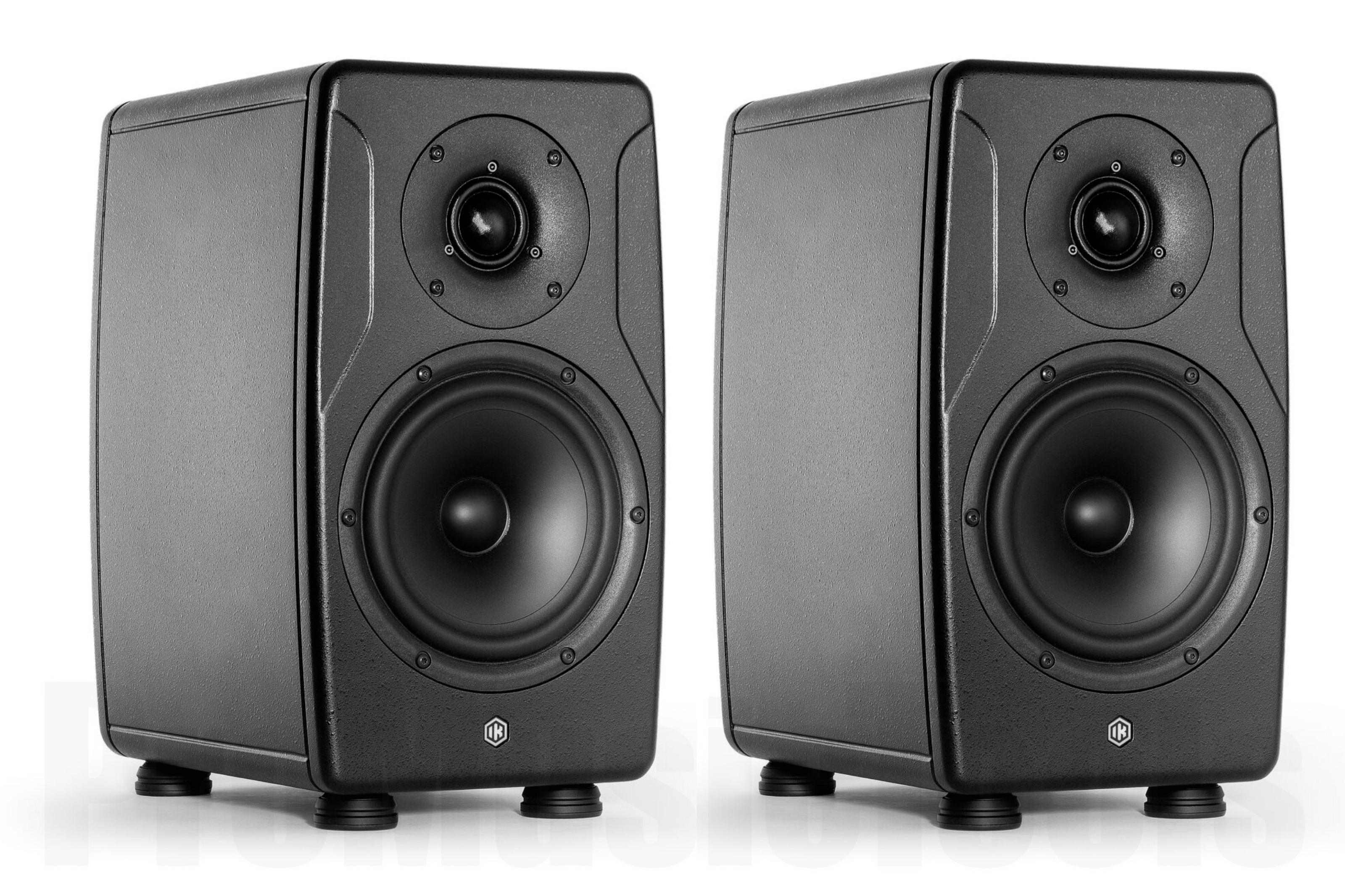 IK Multimedia iLoud Precision 6 MKII - Black - Pair Bundle Set