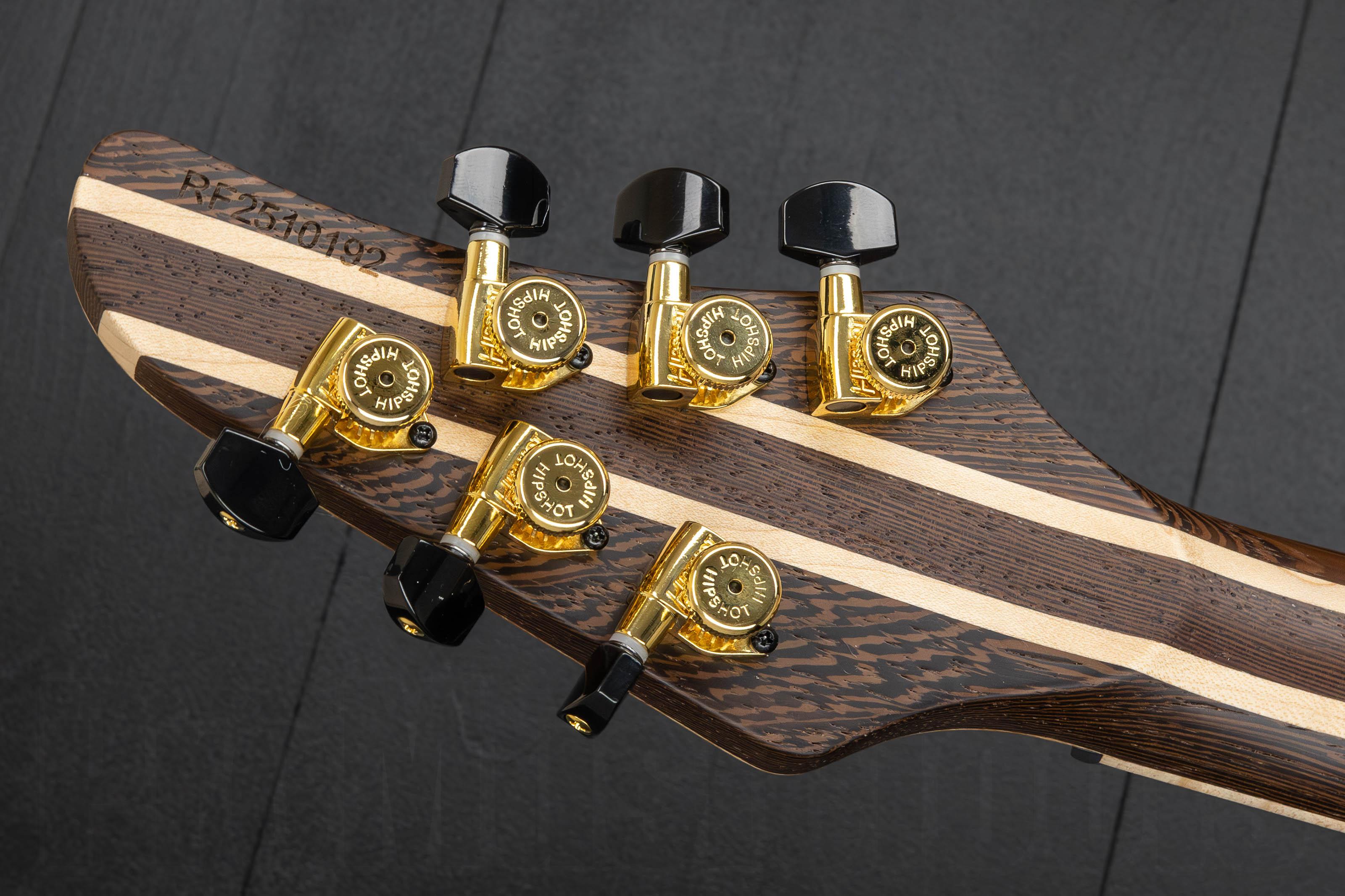 Mayones Regius 6 Custom Master Grade Spalted Maple - Trans Natural