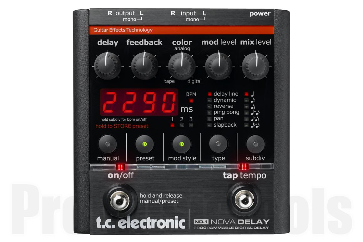 TC Electronic ND-1 Nova Delay | ProMusicTools