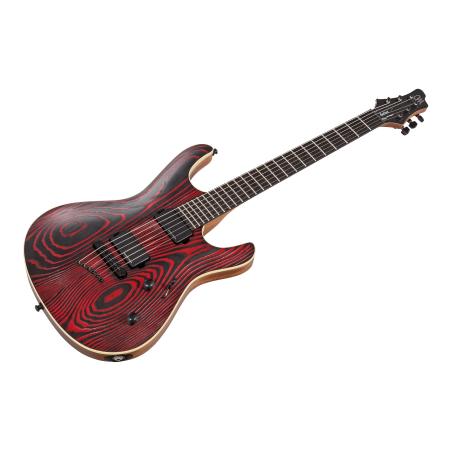 Mayones Setius 6 Gothic - Monolith Black Red Pored | ProMusicTools